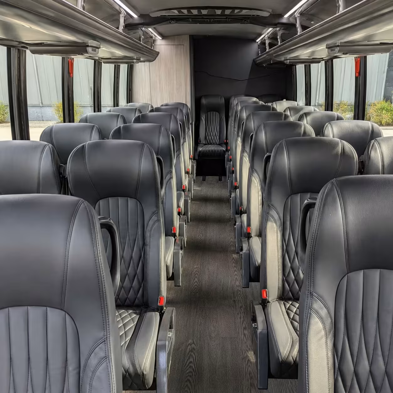 28 passenger minibus interior