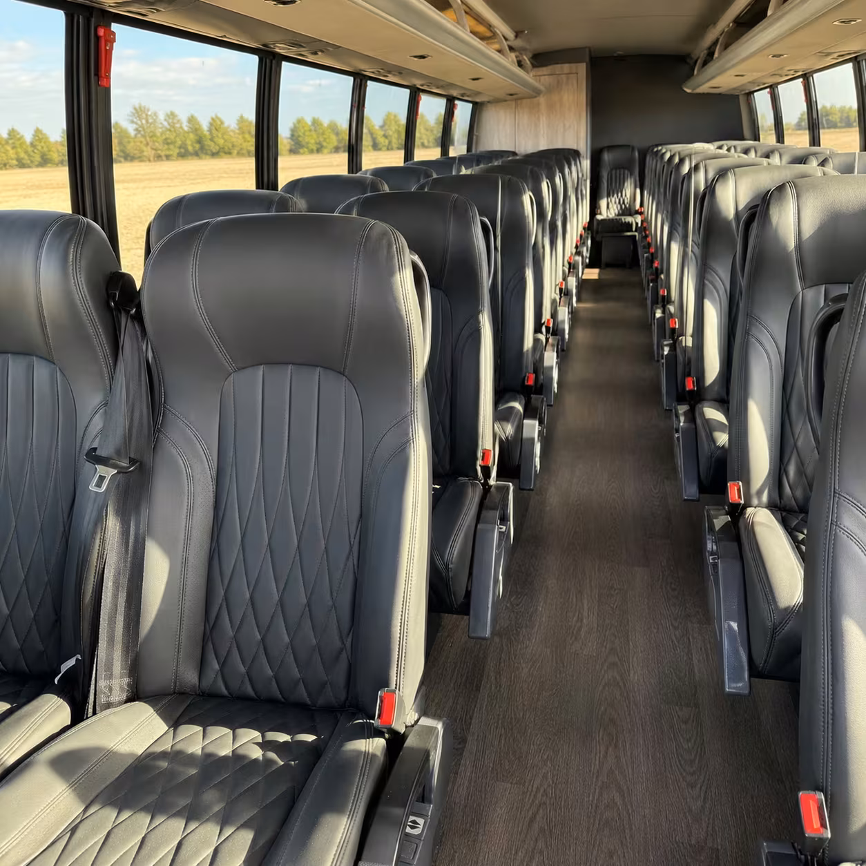 30 passenger minibus interior